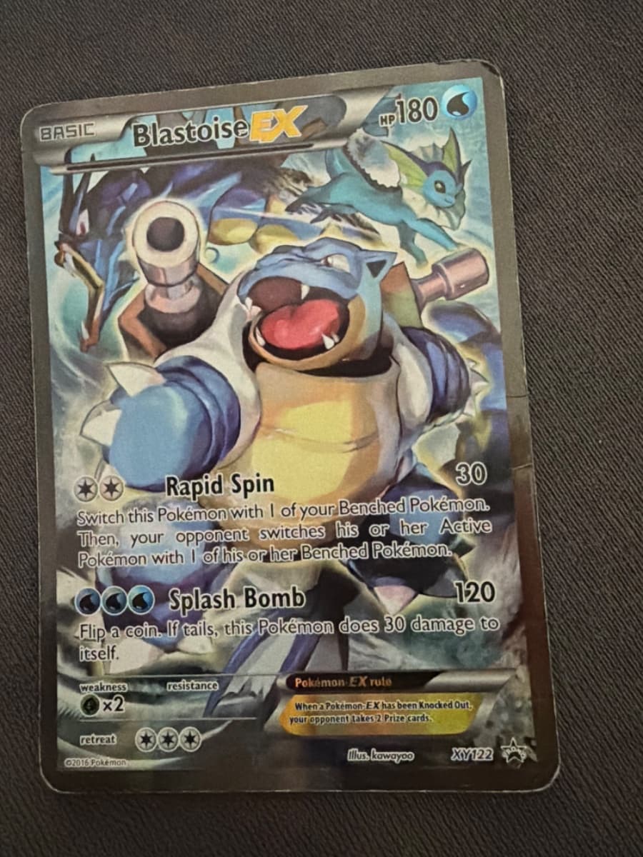 Blastoise — Carte #122, état Poor (visuel provisoire)